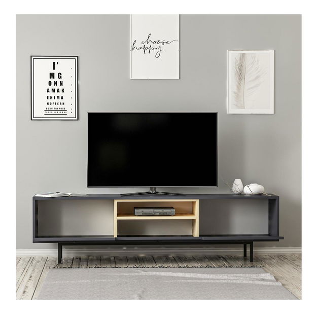 TV stolek/skříňka Dedoto (antracit)