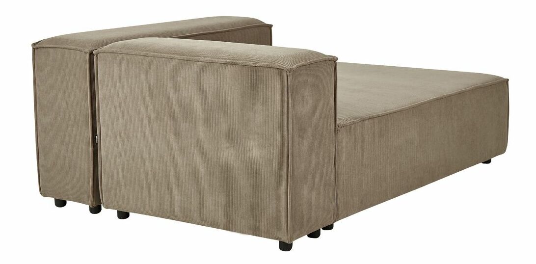 Rohová sedací souprava Afrika (hnědá) (L)