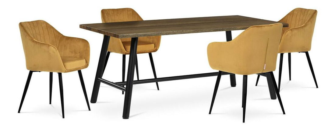 Jídelní stůl Huida (ořech) (pro 8 osob)