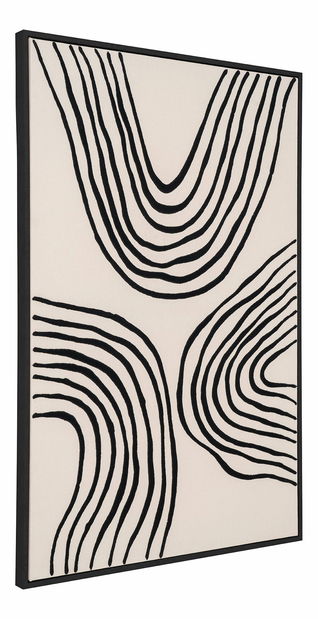 Obraz na plátně Lilena 1 (černá + béžová)