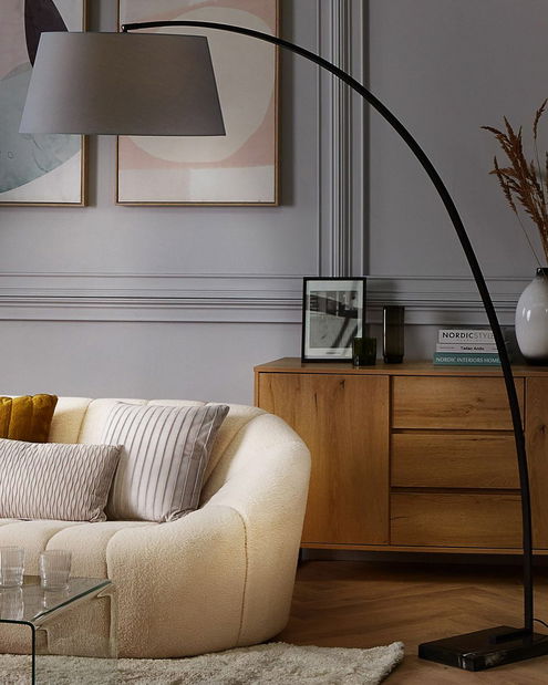 Stojanová lampa Berke (šedá)