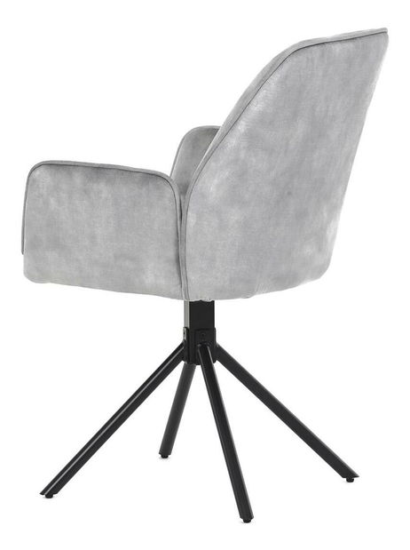 Jídelní židle Heridas (stříbrná)