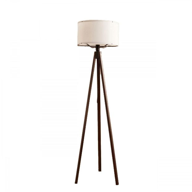 Stojanová lampa Amorekko 4 (bílá + hnědá)