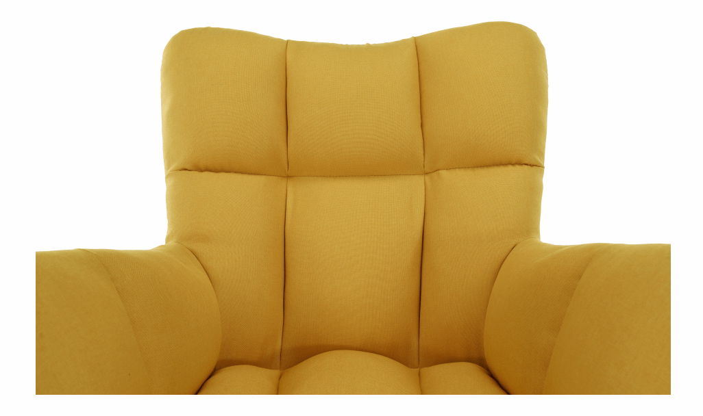Dizajnové Otočné křeslo Komand (žlutá)