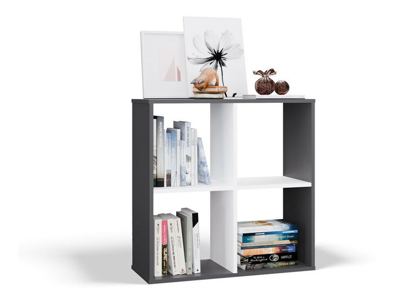 Regál Metros 2 (antracit + bílá)