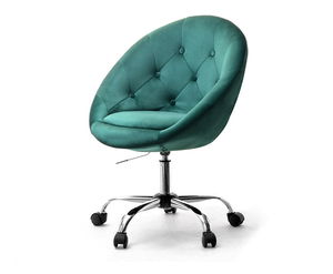 Křeslo Lush 4 (zelená + chromová)