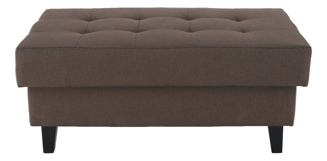 Taburetka Alain 1 (tmavohnědá + černá)