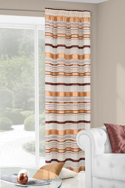 Závěs 140x250 cm Adrano (kakaová)