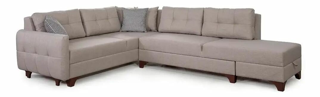 Rohová sedačka Clof (šedá) (P)