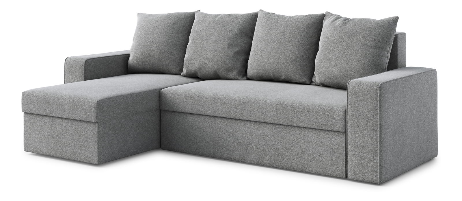 Rohová sedací souprava Duff (L) (šedá)