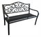 Zahradní lavička Intente (černá)