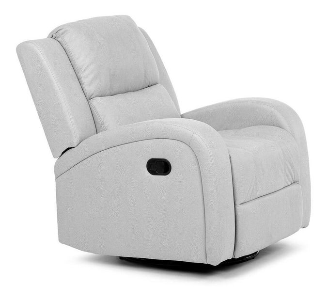 Polohovací křeslo Triple (stříbrná)