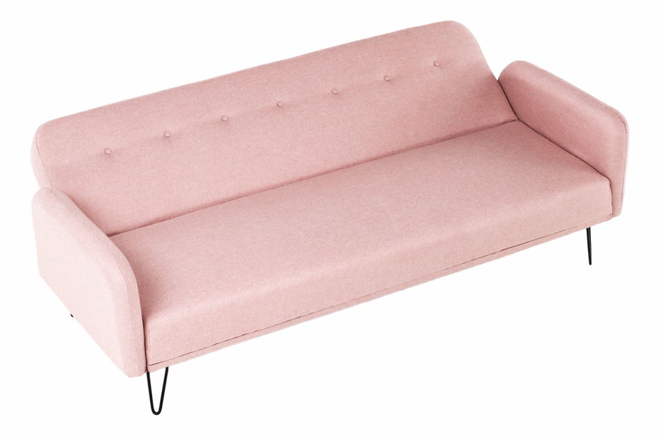 Rozkládací pohovka Pulsiana (růžová)