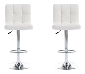 Sada dvou barových židlí Mirjan Arlo 628 0 (wh White)