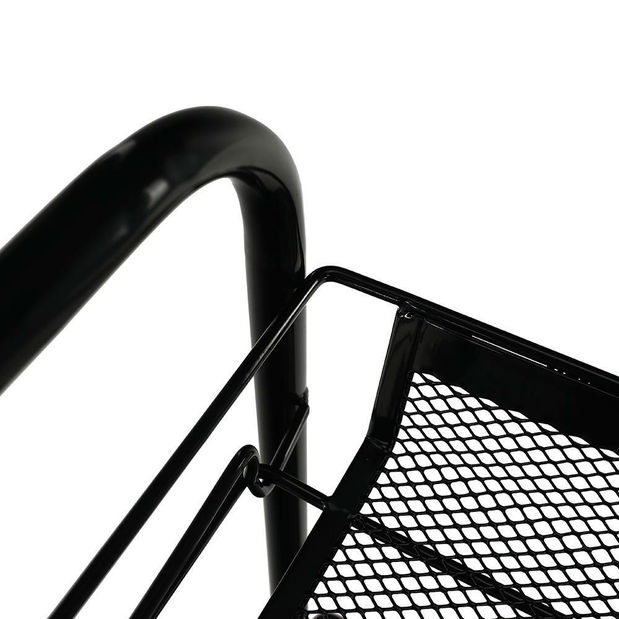 Servírovací vozík Myron (černá)