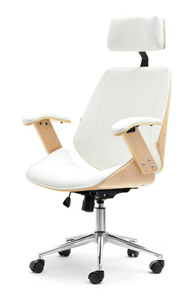 Křeslo Franc (krémová + chromová)