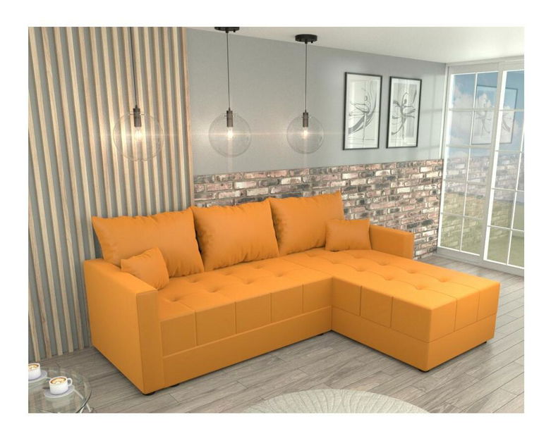 Rohová sedací souprava Duna (hořčičná)