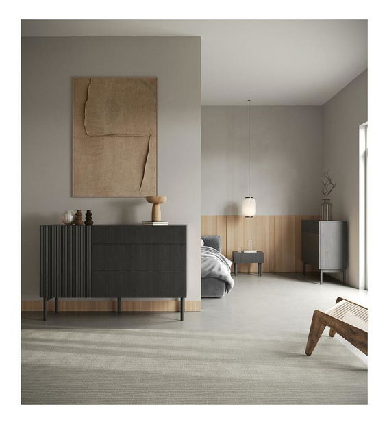 Noční stolek Noelia N4 (portlandský jasan černý)