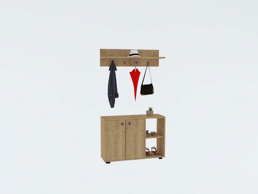 Předsíňová sestava Detabu 1 (dub safírový)