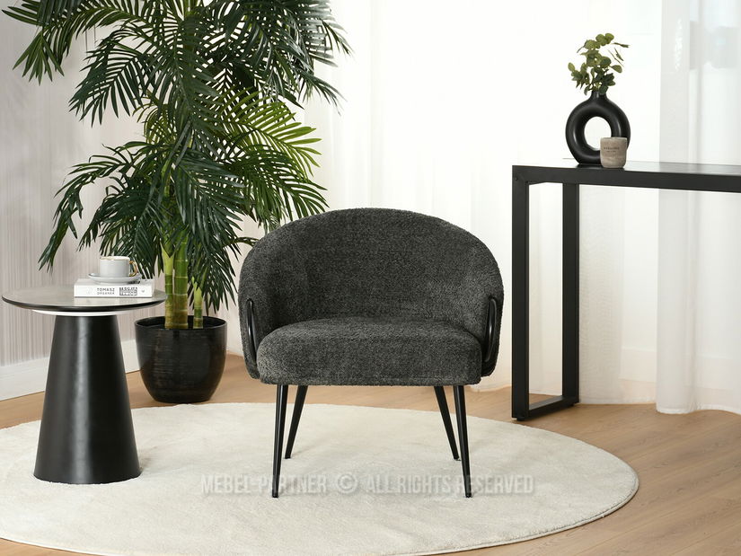 Křeslo Carma F (grafit + černá)