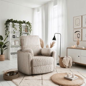 Polohovací křeslo Reunirse (béžová)