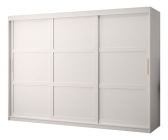 Šatní skříň Riven 1 250 (bílá matná)