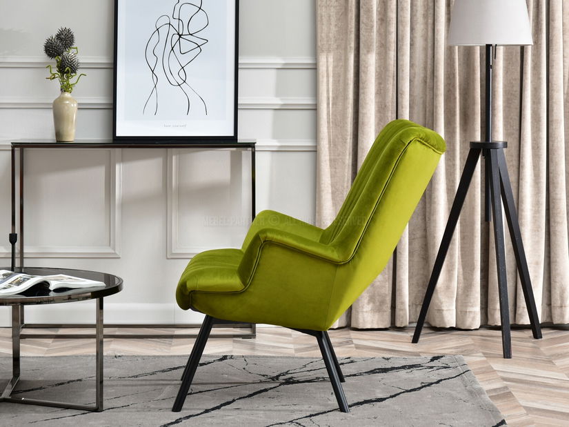 Designové křeslo Lanzaris (zlatá)