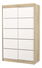 Šatní skříň Botres (dub sonoma + bílá)