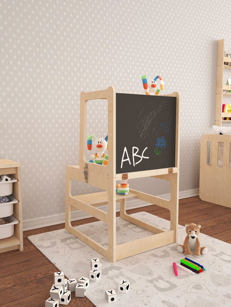 Dětská učící věž Durko 1 (bříza)