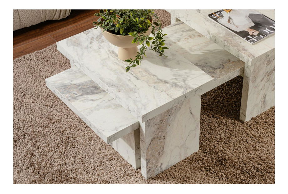 Konferenční stolek Sanctares (fréziový mramor)