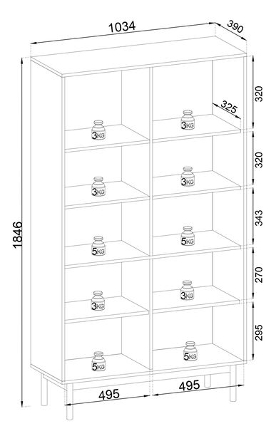 Regál Japandan (kašmír)