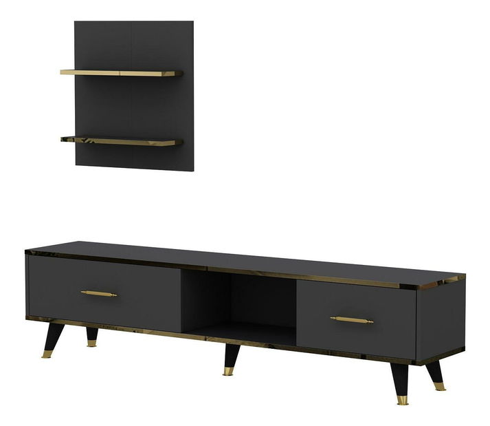 Obývací stěna Mevala 2 (antracit)