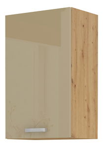 Horní kuchyňská skříňka Arryn 45 G-72 1F (dub artisan + lesk cappucino)