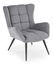 Křeslo Baron (šedá)