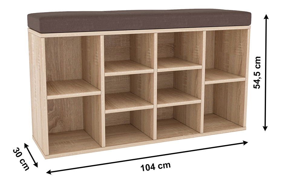 Botník Farin (dub sonoma)