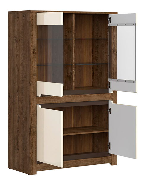 Vitrína BRW Ruso REG2W2D