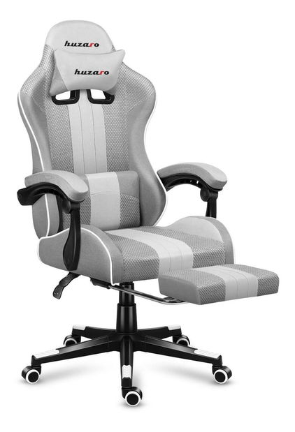 Herní křeslo Fusion 4.7 (bílá + šedá)