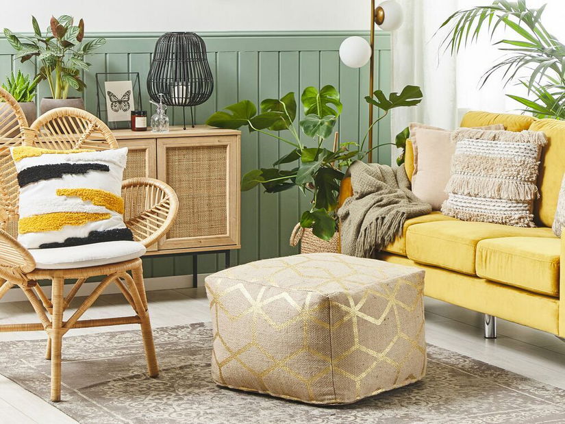 Taburetka MALESA (béžová)