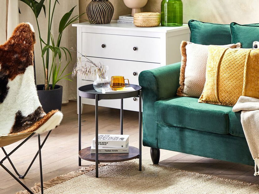 Příruční stolek Betsabe (černá)