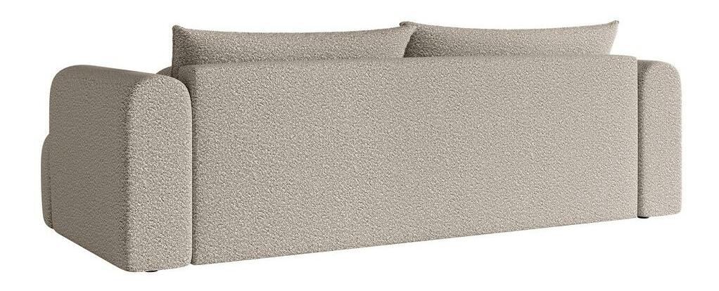 Pohovka třísedačka Didier (světlobéžová + černá)