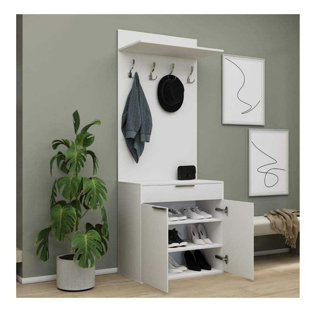 Předsíňová sestava Primrose (bílá)