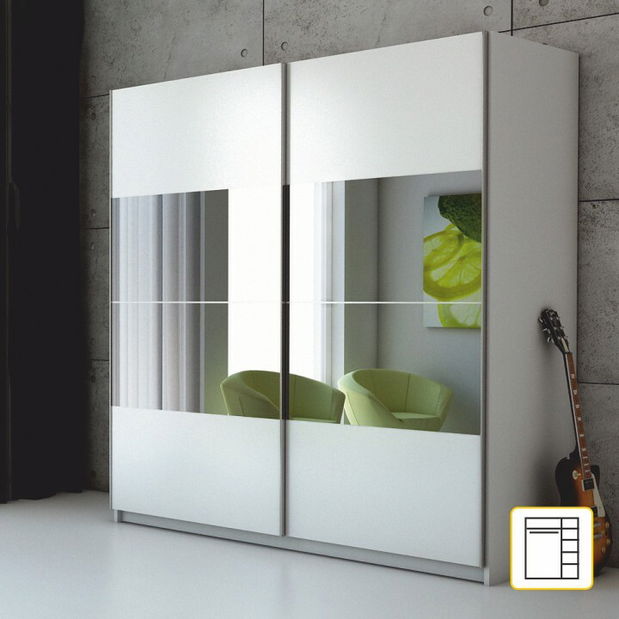 Šatní skříň Mars 2D