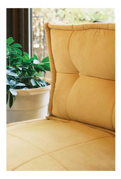 Sedací pytel Ornella (hořčicová)