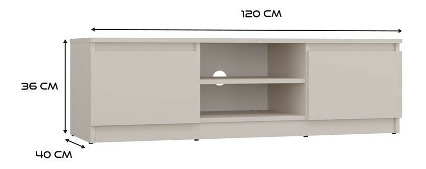 TV skříňka Musecalo 120 (kašmír)