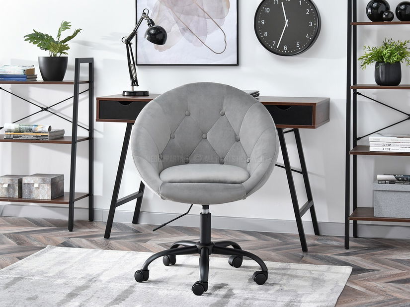 Křeslo Lush 4 (šedá + černá)