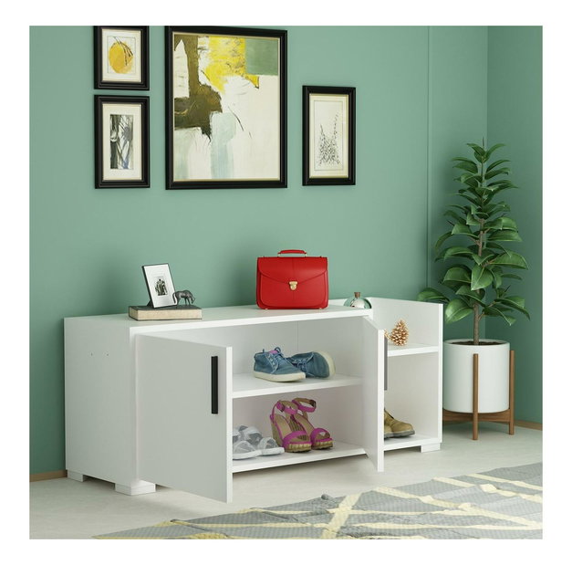 Botník (skříňka na boty) Kupuba (bílá)