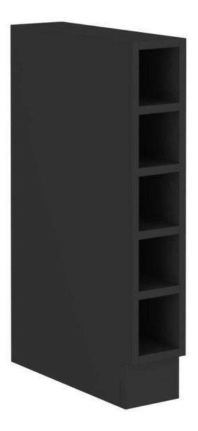 Dolní kuchyňský regál Arikona Monzesa Sobera 15 D OTW BB (černá)