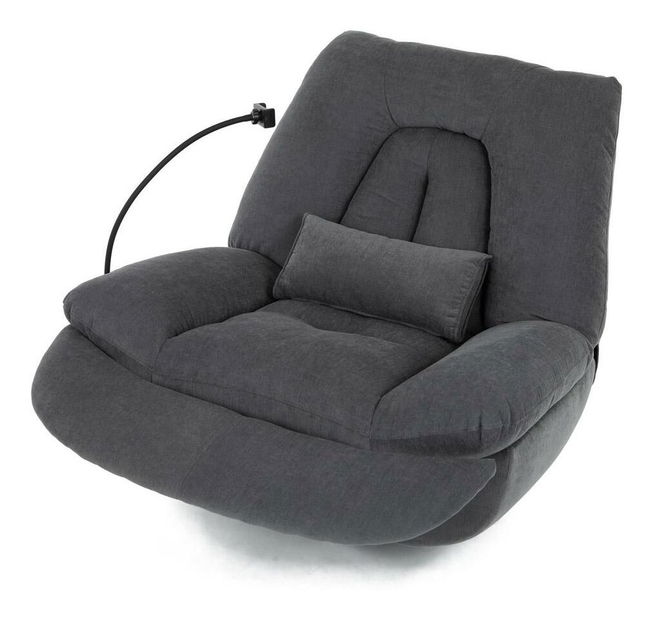 Polohovací křeslo Teniente (šedá)