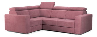 Rohová sedací souprava Viktoria 2R1 (L) (růžová Monolith 63)