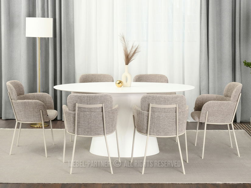 Židle Baggie K (béžová + šedá)